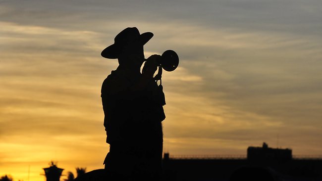 Australia Sounds the Last Post - Australian School Band and